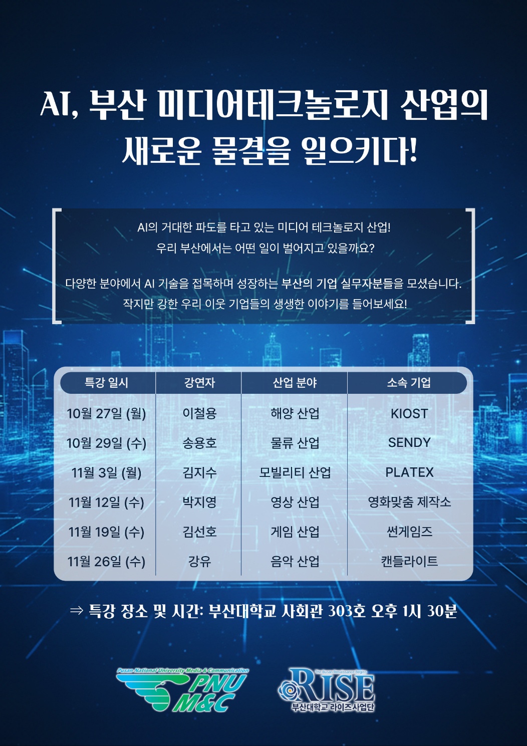 AI, 부산 미디어테크놀로지 산업의 새로운 물결을 일으키다!